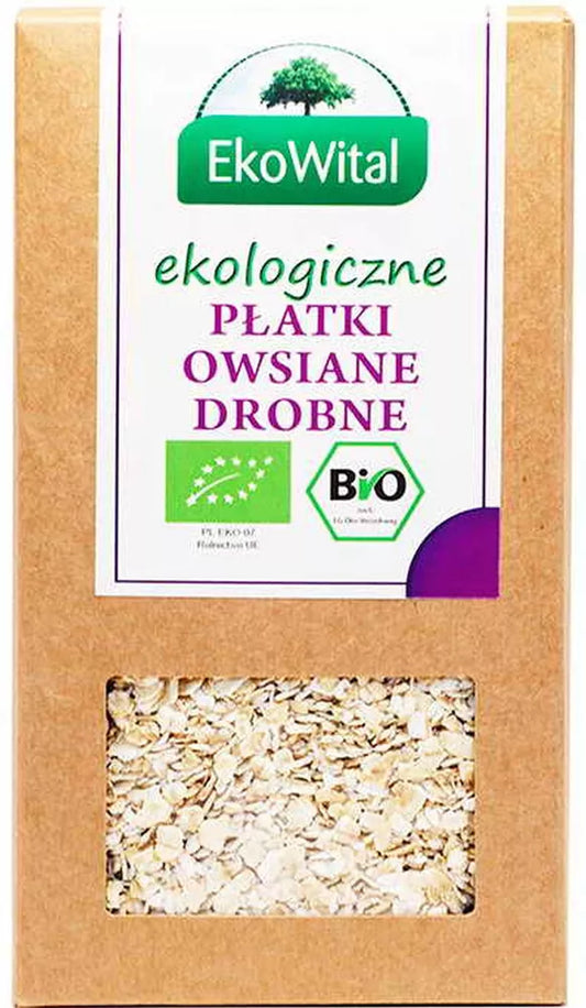 EKOWITAL Płatki owsiane drobne, ekologiczne (350 g) - BIO