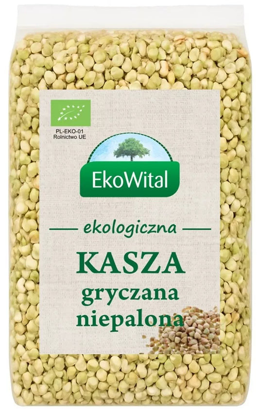 EKOWITAL Kasza gryczana niepalona BIO 1 kg