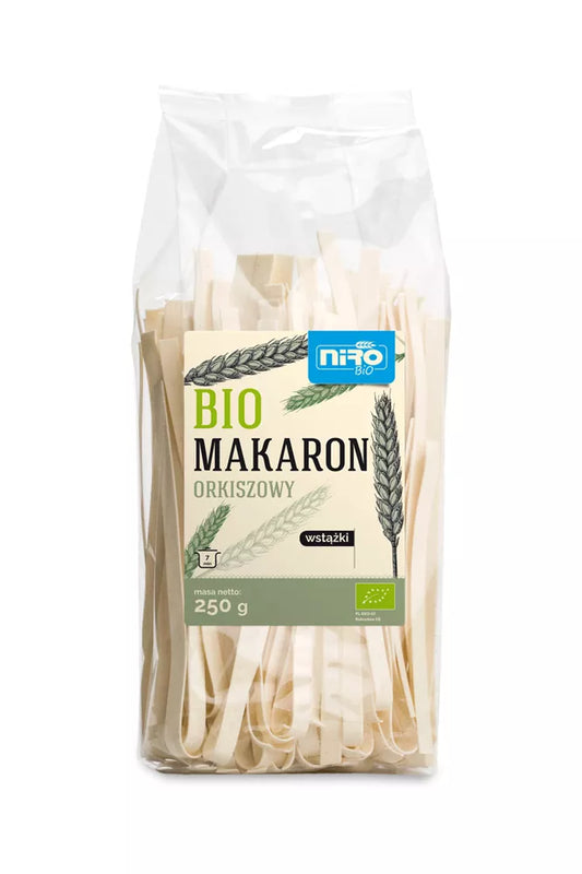 MAKARON (ORKISZOWY) WSTĄŻKI BIO 250 g - NIRO (BP)