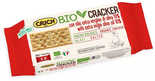 CRICH Krakersy z oliwą z oliwek (250 g) - BIO