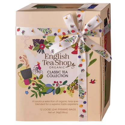 ENGLISH TEA SHOP Zestaw herbatek Classic Tea Collection piramidki (12x2g) (24 g) - BIO