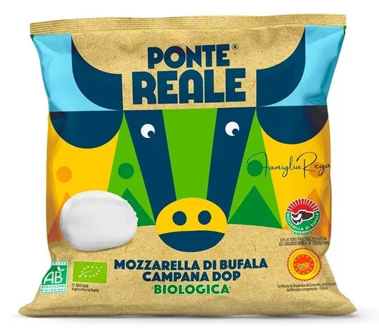 *PONTE REALE Mozzarella di bufala (w foliowym woreczku) (125 g) - BIO