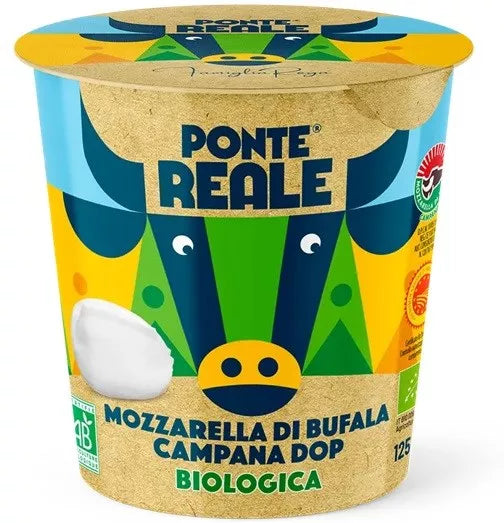 *PONTE REALE Mini mozzarella di bufala (Perline) (125 g) - BIO