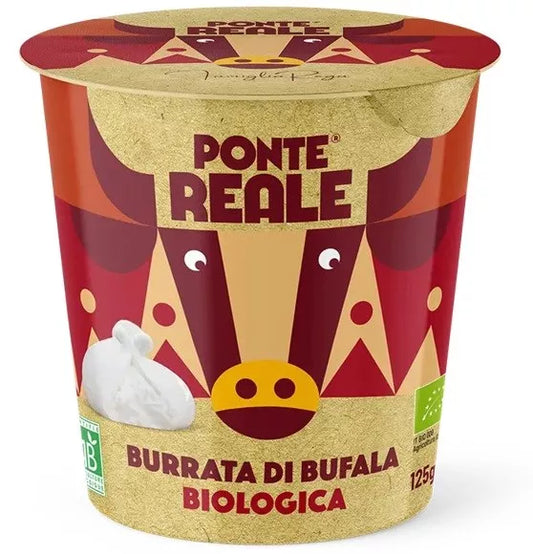 *PONTE REALE Burrata di bufala (125 g) - BIO