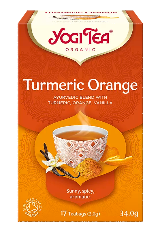 YOGI TEA Herbatka kurkuma pomarańcza (turmeric orange) (17 x 2 g) (34 g) - BIO
