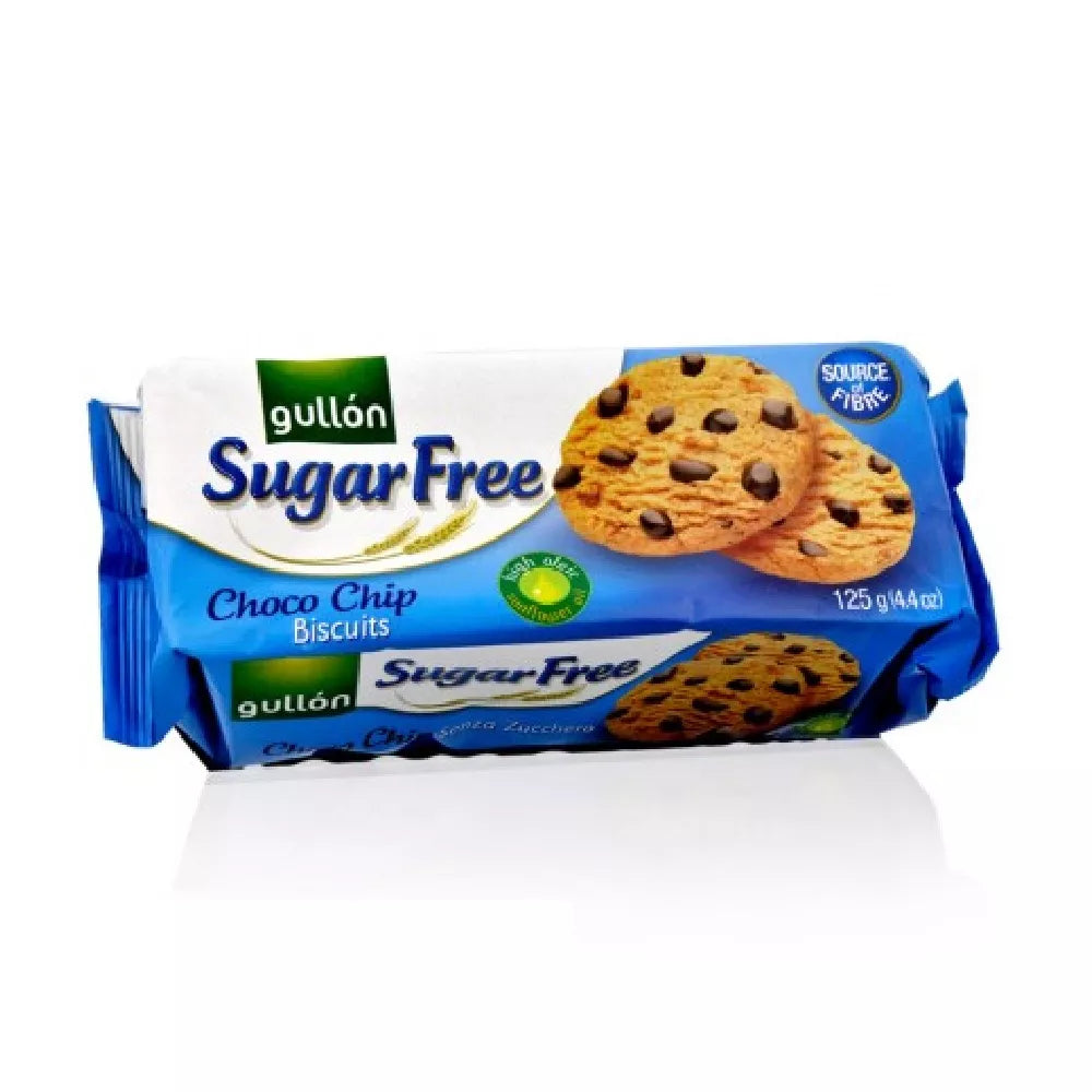 GULLÓN Ciastka z kawałkami czekolady bez cukrów (150g)