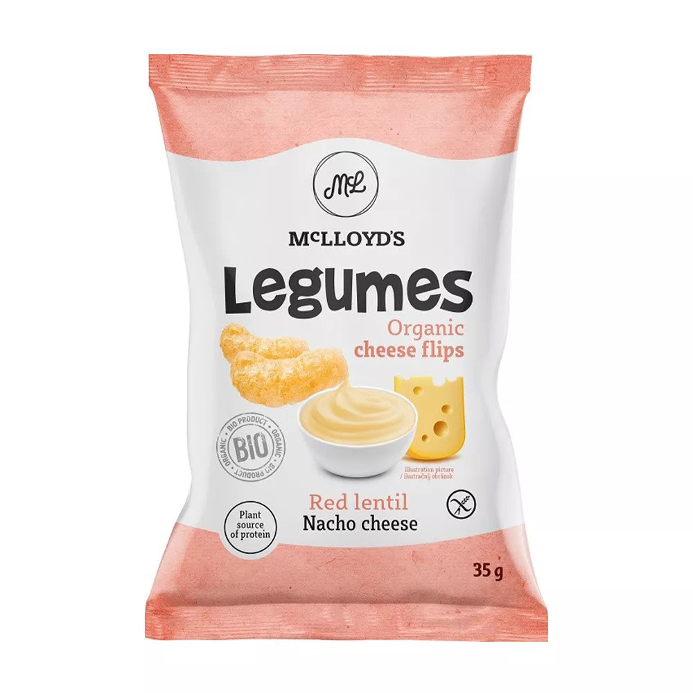 Chrupki z ciecierzycą z solą morską bezglutenowe BIO (35g) - LEGUMES