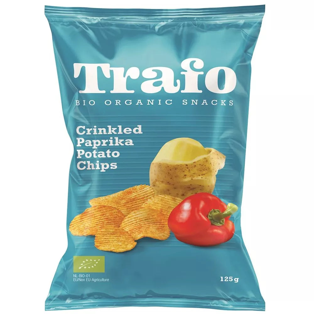 TRAFO Chipsy ziemniaczane smażone na oliwie z oliwek (100 g) - BIO