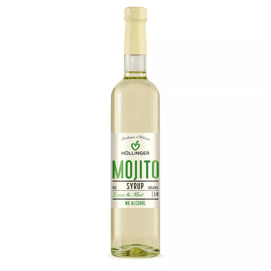 HOLLINGER  Syrop do drinków i koktajli mojito (500 ml) - BIO