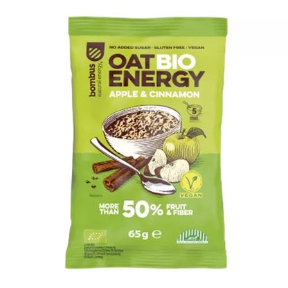 BOMBUS Owsianka banan - kokos, bezglutenowa (65g) - BIO