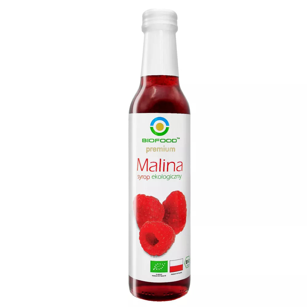 BIOFOOD Syrop malinowy BIO 250 ml