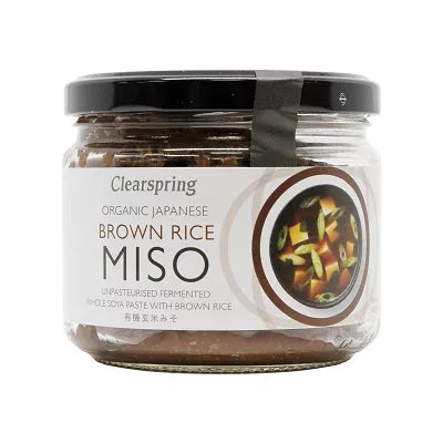 CLEARSPRING Miso z brązowego ryżu niepasteryzowane (300g) - BIO