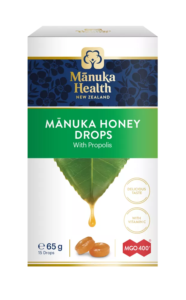 MANUKA HEALTH Cukierki z miodem manuka MGO® 400+ i propolisem (65g)