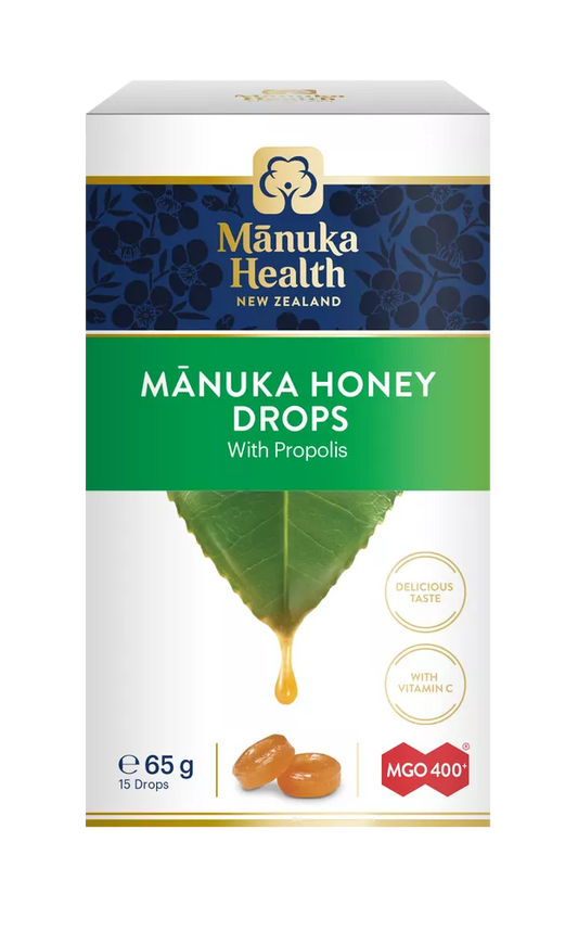 MANUKA HEALTH Cukierki z miodem manuka MGO® 400+ i propolisem (65g)