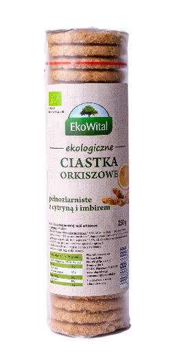 EKOWITAL Ciastka owsiane z owocami i orzechami (250g) - BIO