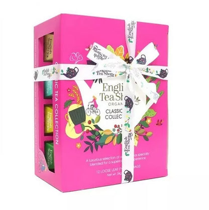 ENGLISH TEA SHOP Zestaw herbat świątecznych piramidki Holiday RED (12x2) (24 g) - BIO (Boże Narodzenie)