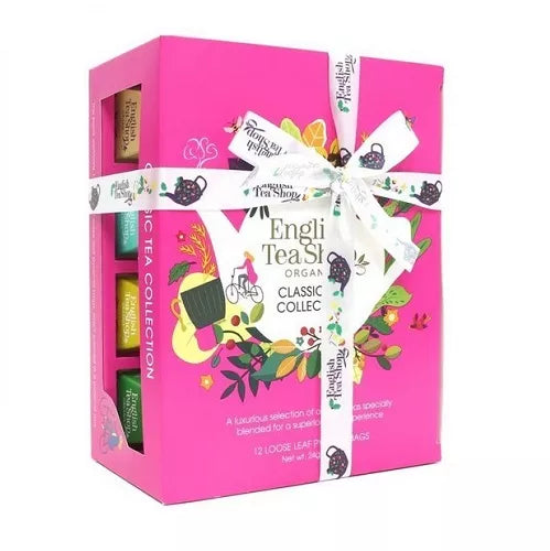 ENGLISH TEA SHOP Zestaw Christmas Tea Green 6 piramidek w 6 różnych smakach (6x2g) (12 g) - BIO (Boże Narodzenie)