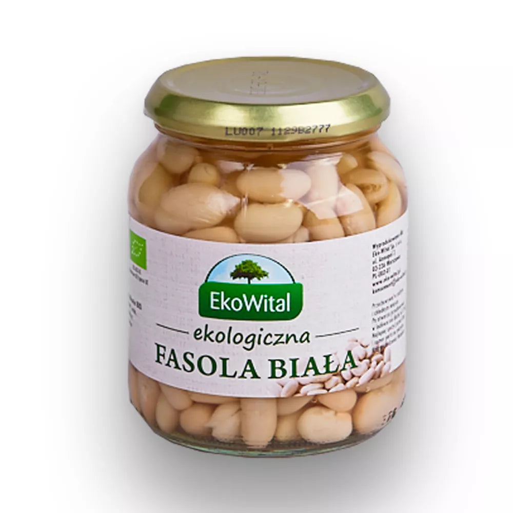 EKOWITAL Fasola biała w zalewie ekologiczna (240g) - BIO