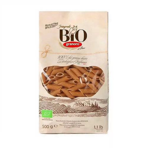 GRANORO Makaron mezze penne rigate pełnoz. (500g) - BIO