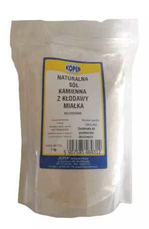KOPER Sól naturalna kamienna z Kłodawy miałka (1kg)