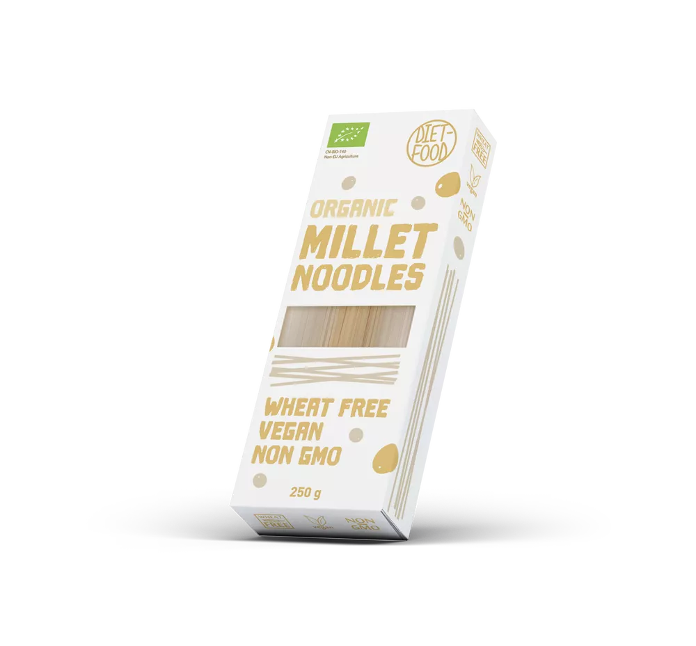 DIET-FOOD Makaron jaglany bezglutenowy (250g) - BIO