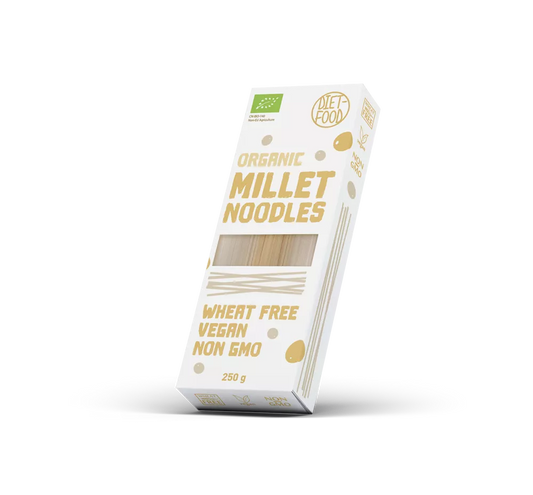 DIET-FOOD Makaron jaglany bezglutenowy (250g) - BIO