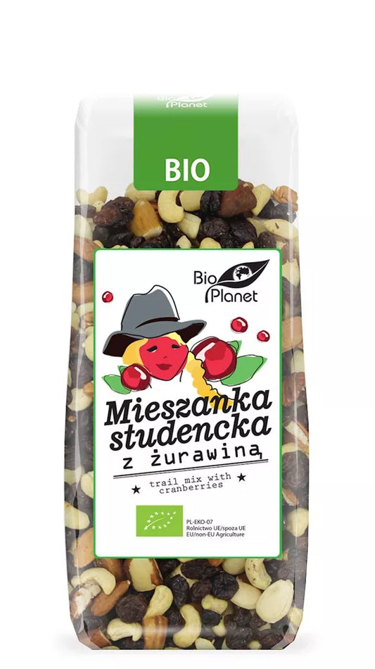 BIO PLANET Mieszanka studencka z żurawiną (150g) - BIO
