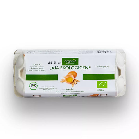 *ORGANIC Jaja kurze z chowu ekologicznego "0" (1opak./10szt.) - BIO