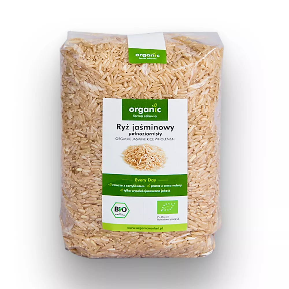 ORGANIC Ryż jaśminowy pełnoziarnisty, ekologiczny (900g) - BIO
