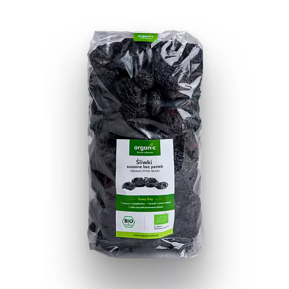 ORGANIC Śliwki suszone ekologiczne bez pestek (1kg) - BIO