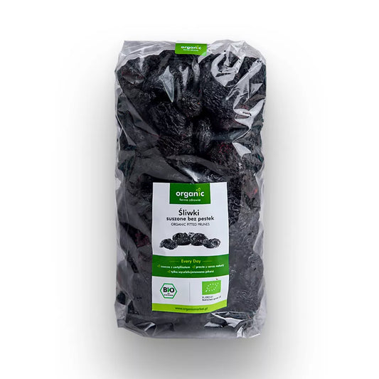 ORGANIC Śliwki suszone ekologiczne bez pestek (1kg) - BIO