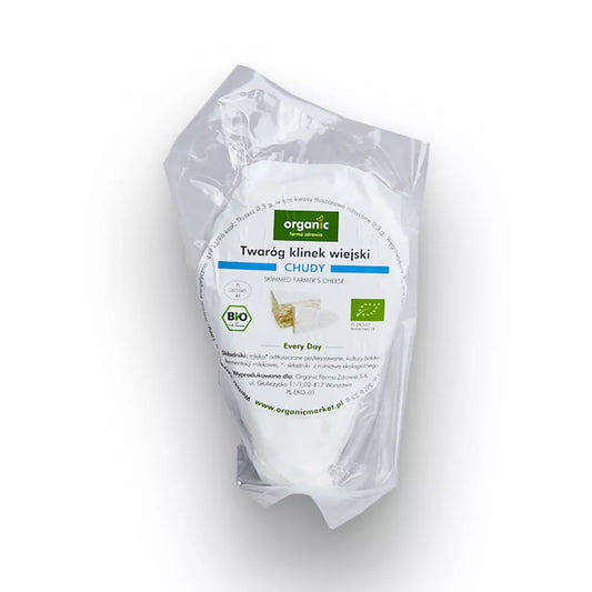 *ORGANIC Twaróg wiejski chudy klinek na wagę (ok.350g) - BIO