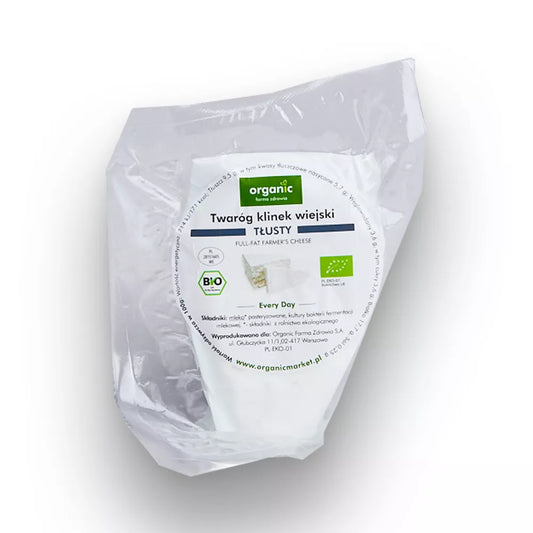 *ORGANIC Twaróg wiejski chudy klinek na wagę (ok.350g) - BIO