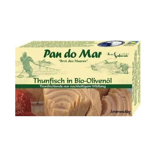 PAN DO MAR Tuńczyk w BIO oliwie z oliwek (120g)
