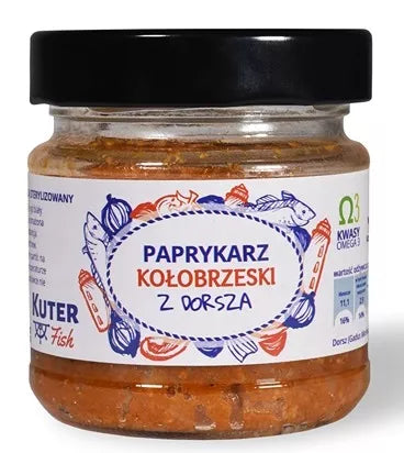 KUTERFISH Paprykarz z dorsza z kaszą gryczaną (155g)