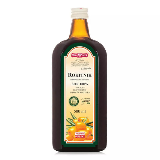 POLSKA RÓŻA Sok z rokitnika 100% (500ml)