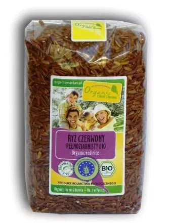 ORGANIC Ryż czerwony pełnoziarnisty ekologiczny (500g) - BIO