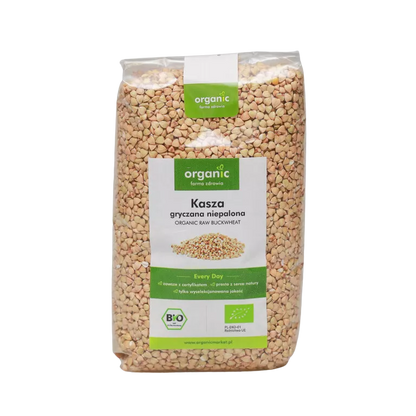 ORGANIC Kasza gryczana niepalona, ekologiczna (1kg) - BIO