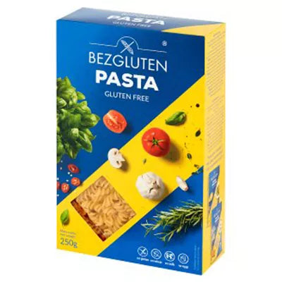 BEZGLUTEN Makaron bezglutenowy fusilli (świderki) kukurydziano-ryżowy (250g)