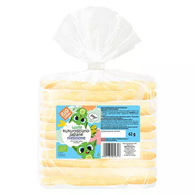 BIOMINKI Wafle kukurydziano-jaglane 62g - BIO