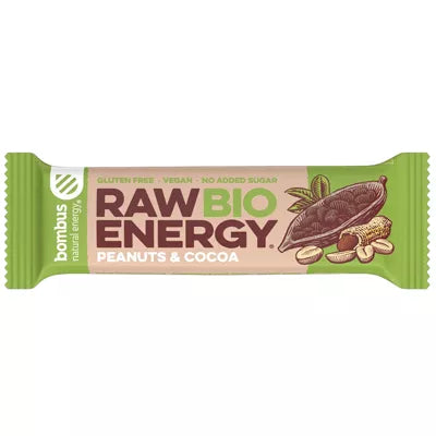 BOMBUS Baton Raw Energy kokos - kakao bezglutenowy (50g) - BIO
