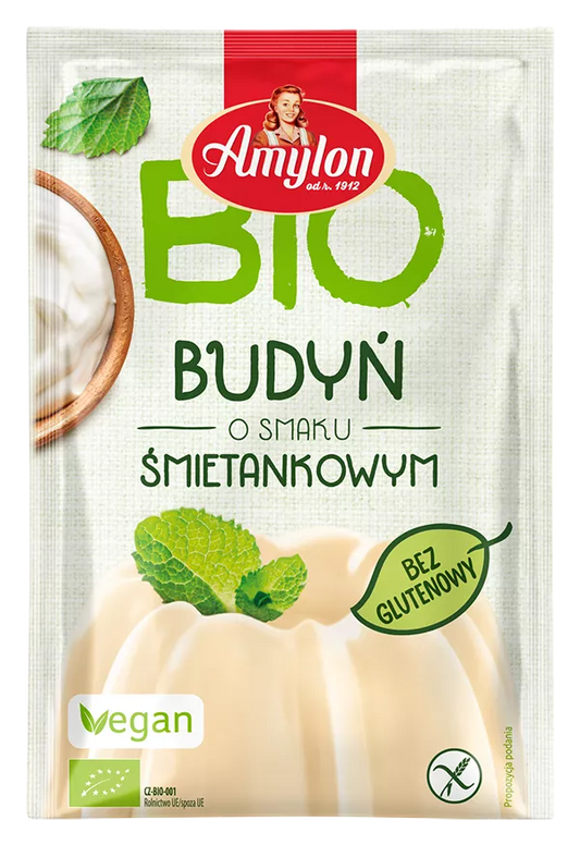 AMYLON Budyń śmietankowy bezglutenowy BIO (40g)