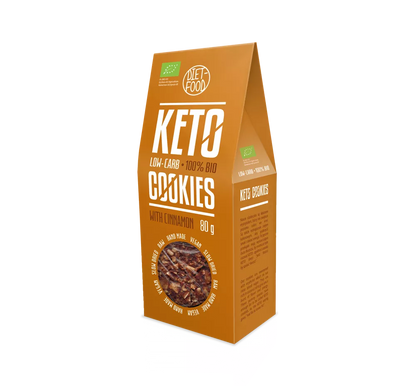 DIET-FOOD Ciasteczka KETO z kakao BIO 80 g