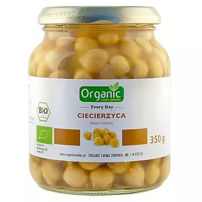 ORGANIC Ciecierzyca konserwowa w zalewie ekologiczna 350 g (215 g) - BIO