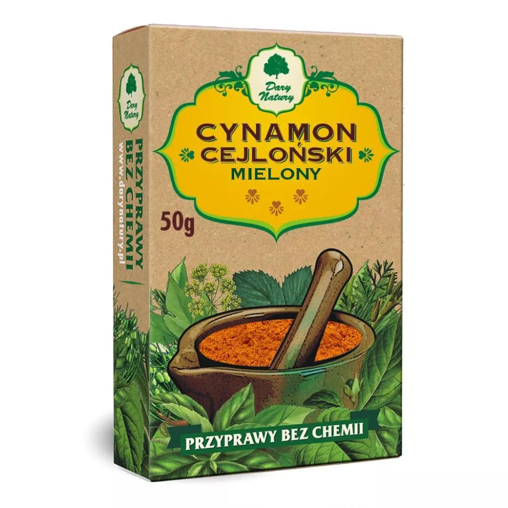 DARY NATURY Cynamon cejloński mielony (50g) - BIO