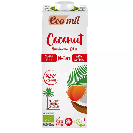 ECOMIL Napój kokosowy ekologiczny, niesłodzony (1l) - BIO