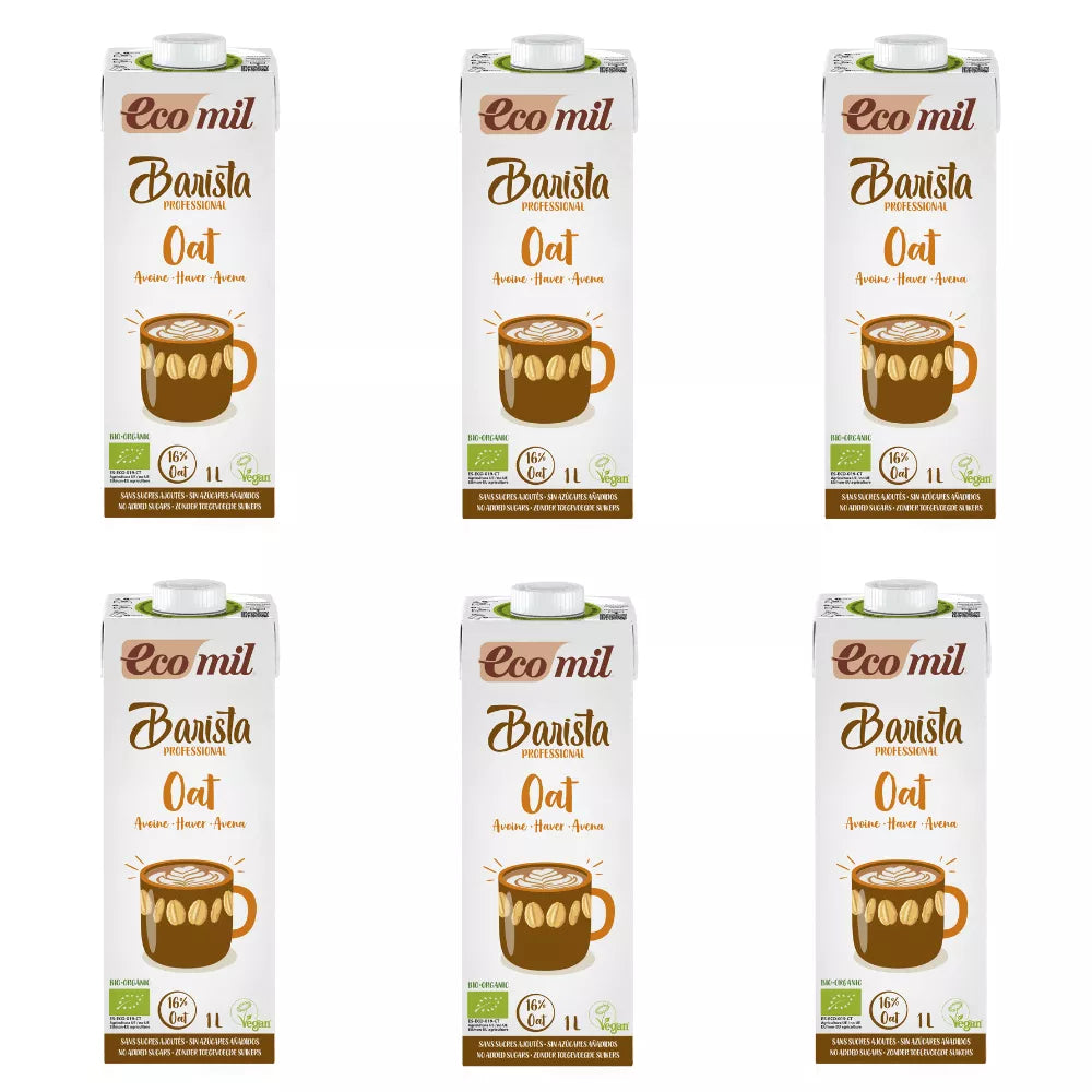 ECOMIL 6x Napój owsiany dla baristów (1l) - BIO (zbiorcze)