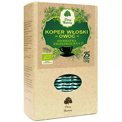 DARY NATURY Herbatka koper włoski owoc (50g) (25 x 2g) - BIO