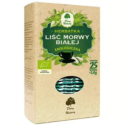 DARY NATURY Herbatka morwa biała liść (50g) (25 x 2g) - BIO