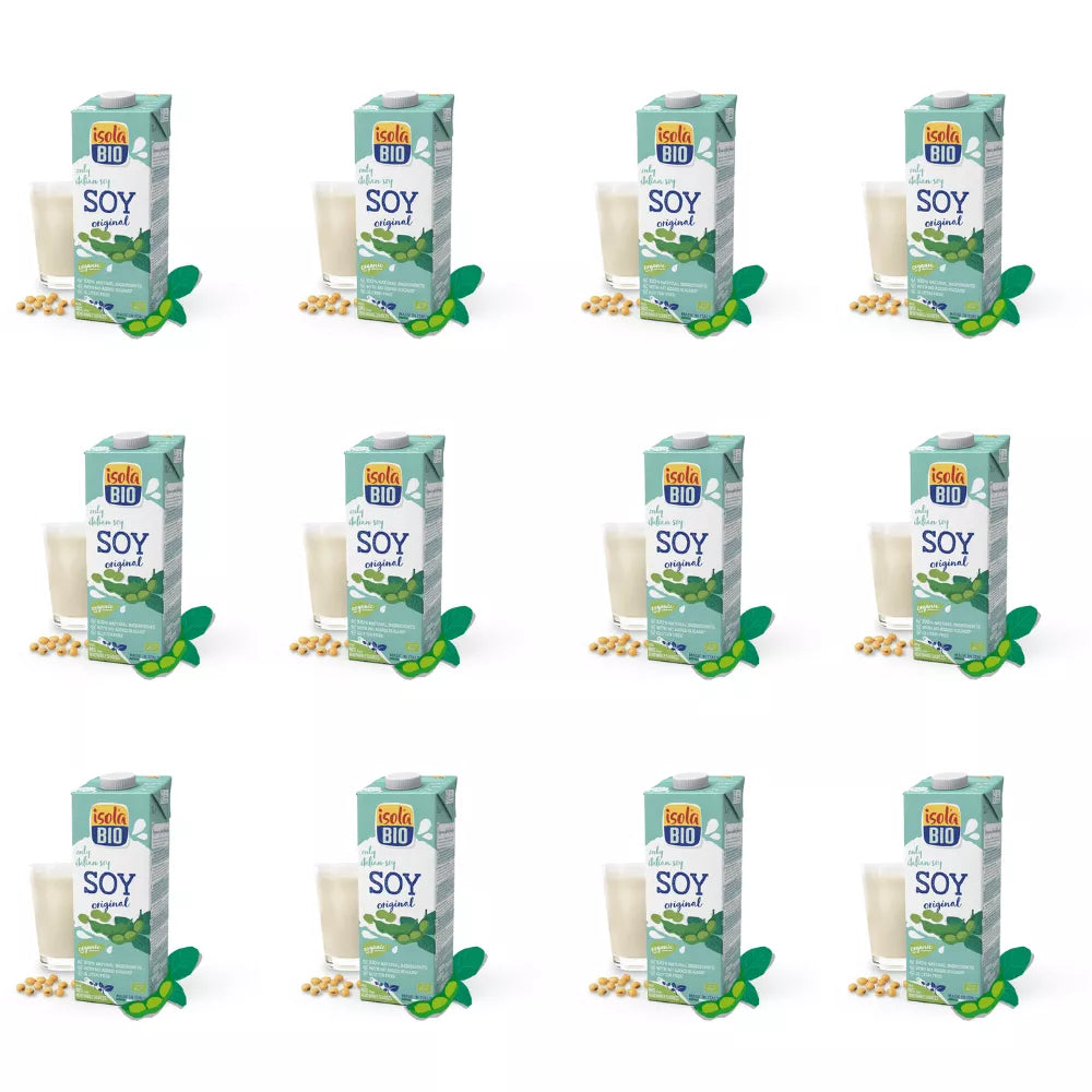 12x ISOLA Napój sojowy ekologiczny (1l) - BIO (zbiorcze)